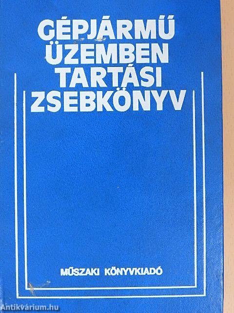 Gépjármű üzemben tartási zsebkönyv