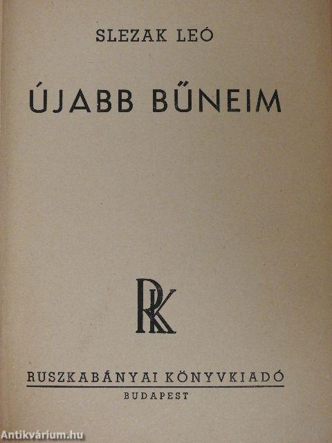 Újabb bűneim