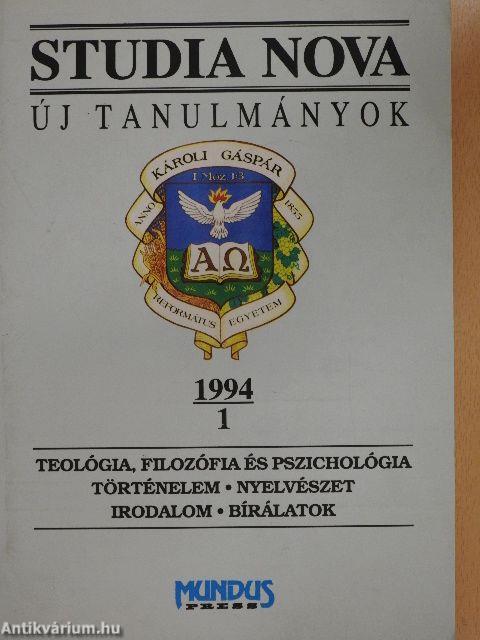 Studia Nova 1994/1