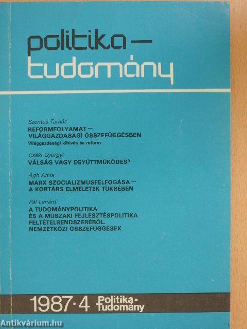 Politika-tudomány 1987/4.