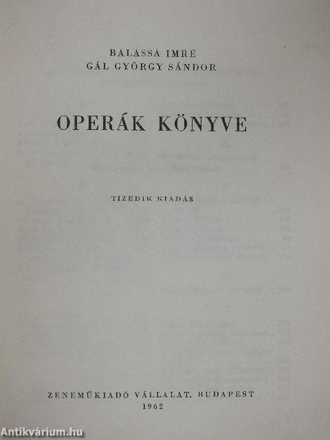 Operák könyve