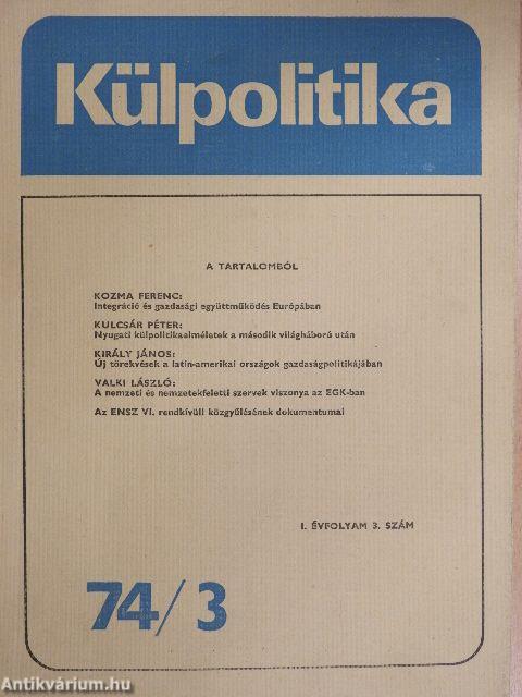 Külpolitika 1974/3.