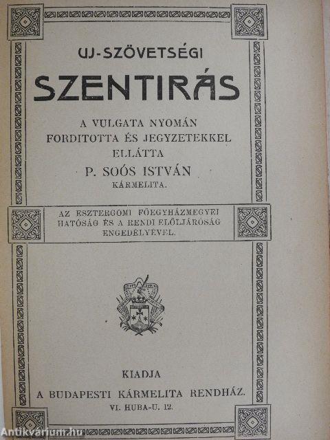 Uj-szövetségi Szentirás