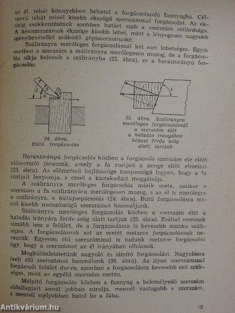 Bútorasztalos szakmai ismeretek