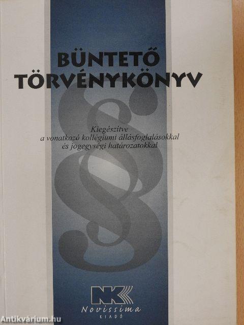 Büntető Törvénykönyv