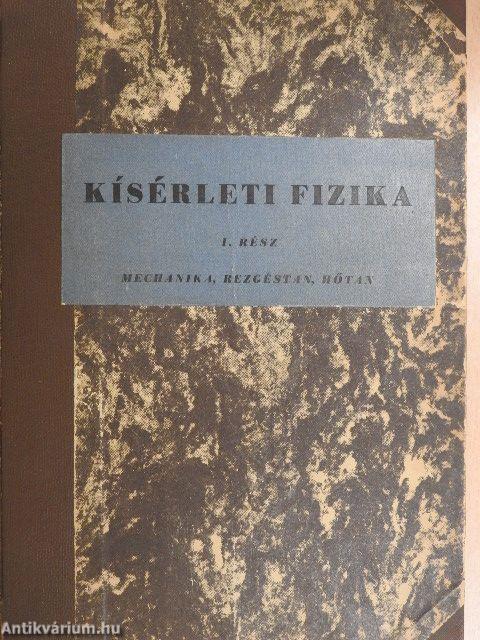 Kísérleti fizika I-II.