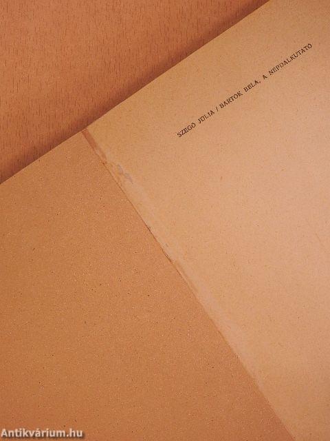 Bartók Béla a népdalkutató