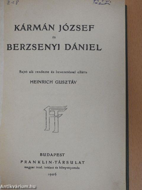 Kármán József és Berzsenyi Dániel