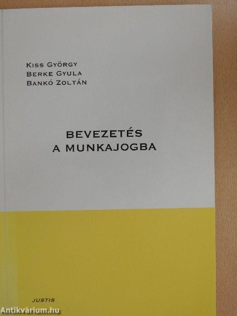 Bevezetés a munkajogba