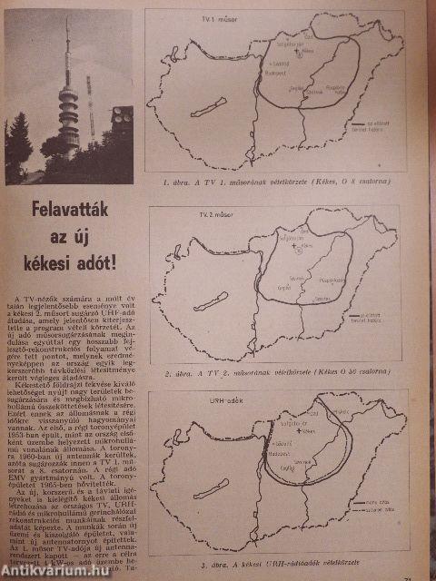 Rádiótechnika 1982. január-december/Rádiótechnika Évkönyve 1982.