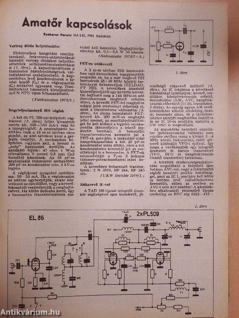 Rádiótechnika 1974. január-december