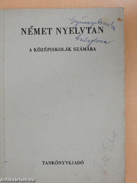 Német nyelvtan