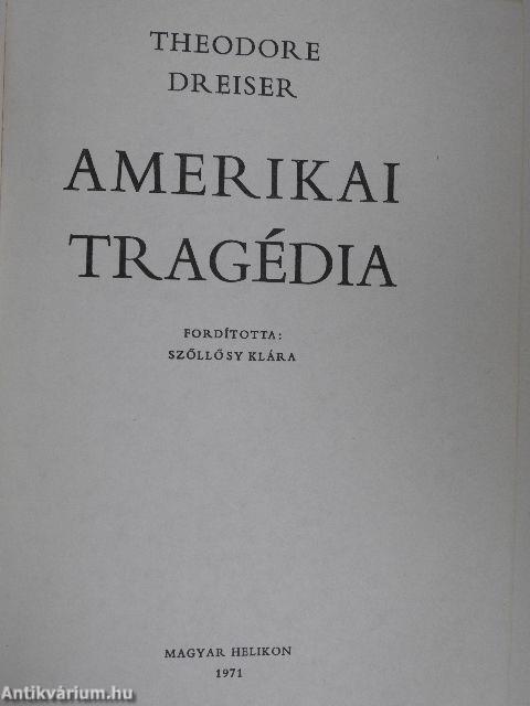 Amerikai tragédia