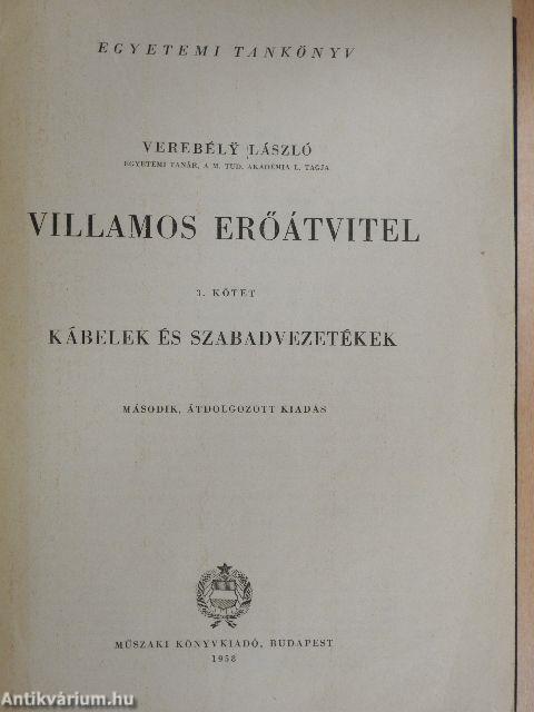 Villamos erőátvitel 3.