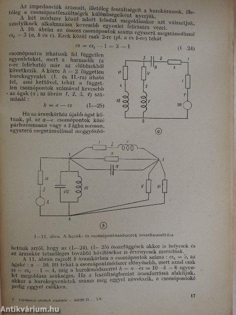 Váltakozó áramok elmélete II.