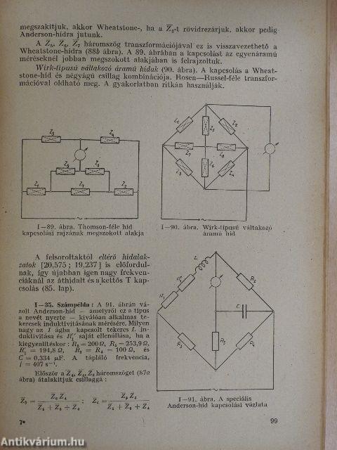 Váltakozó áramok elmélete II.