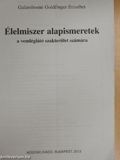 Élelmiszer alapismeretek