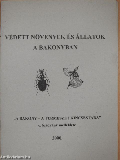 Védett növények és állatok a Bakonyban