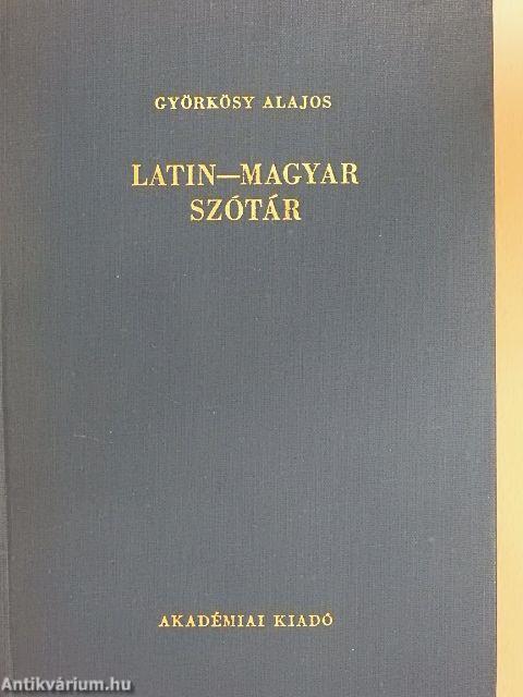 Latin-magyar szótár