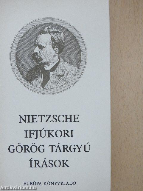 Ifjúkori görög tárgyú írások