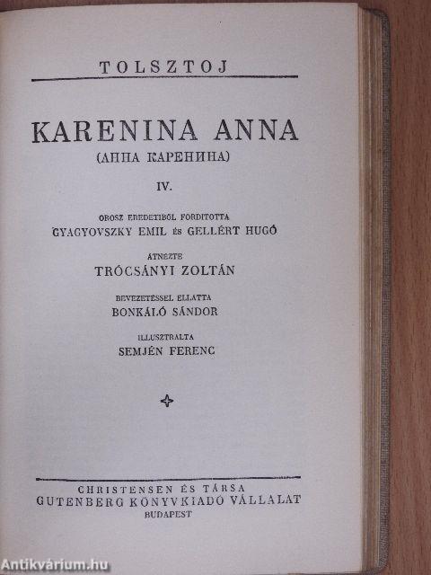 Karenina Anna I-IV.