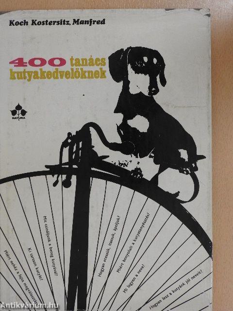 400 tanács kutyakedvelőknek