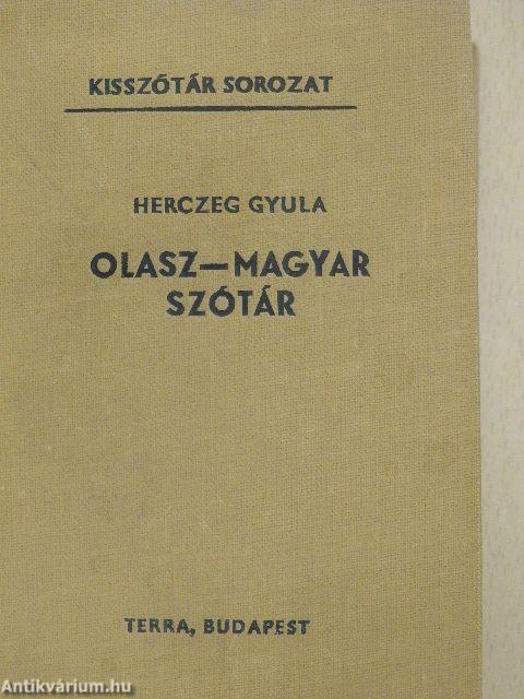 Olasz-magyar szótár