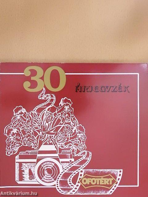 Ofotért árjegyzék