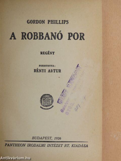 A robbanó por