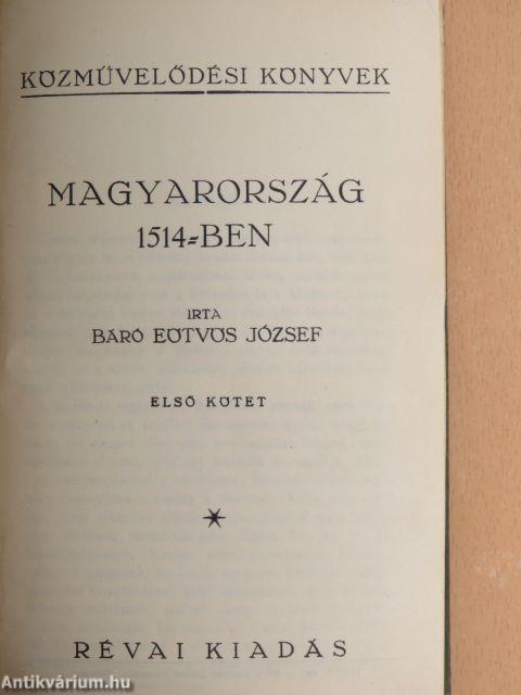 Magyarország 1514-ben I-II.