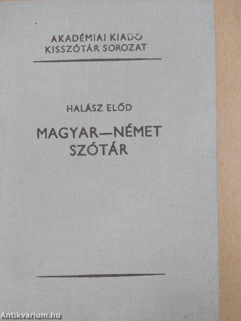 Magyar-német szótár