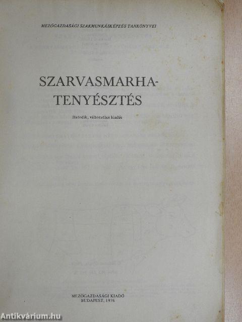 Szarvasmarhatenyésztés