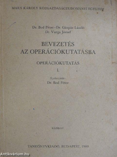 Bevezetés az operációkutatásba