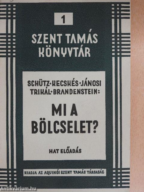 Mi a bölcselet?