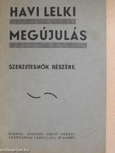 Havi lelki megújulás