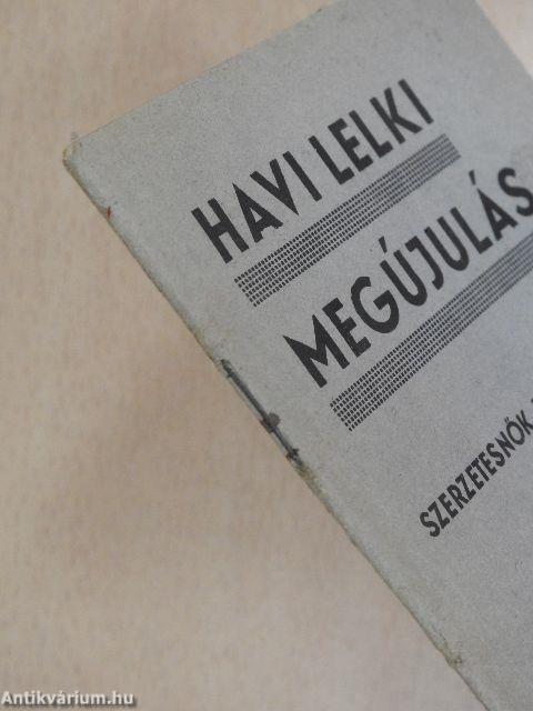 Havi lelki megújulás