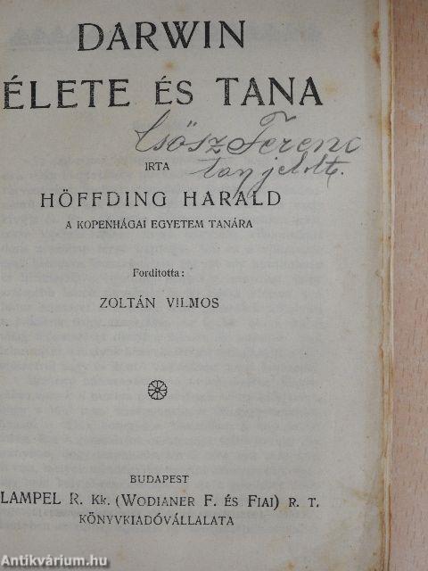 Darwin élete és tana