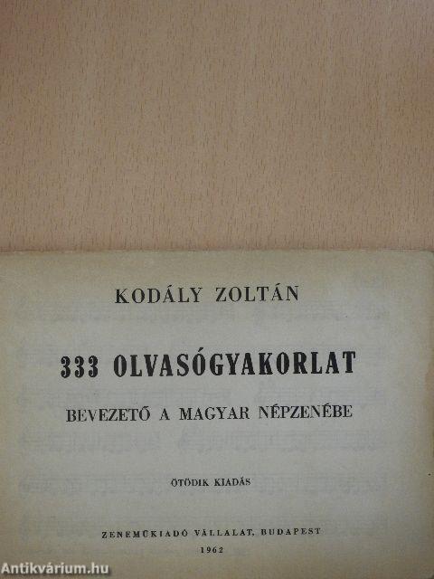 333 olvasógyakorlat