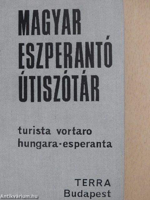 Eszperantó-magyar/magyar-eszperantó útiszótár