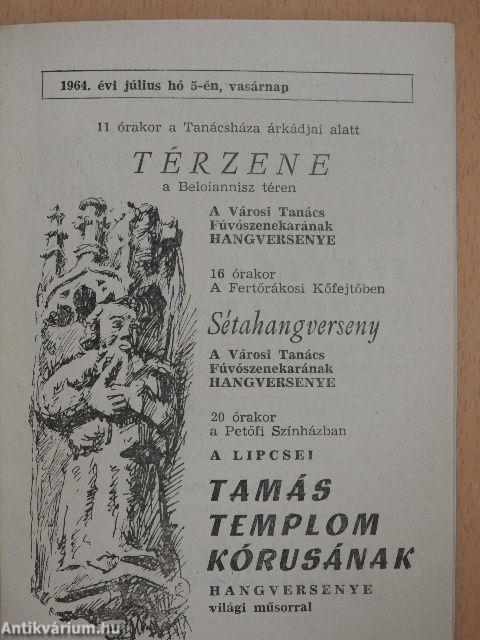 Soproni ünnepi hetek 1964