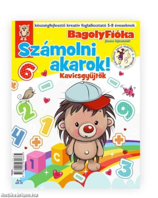 BagolyFióka - Számolni akarok! Kavicsgyűjtők Kreatív foglalkoztató füzet