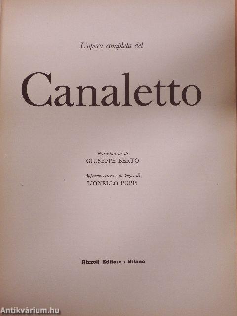 L'opera completa del Canaletto