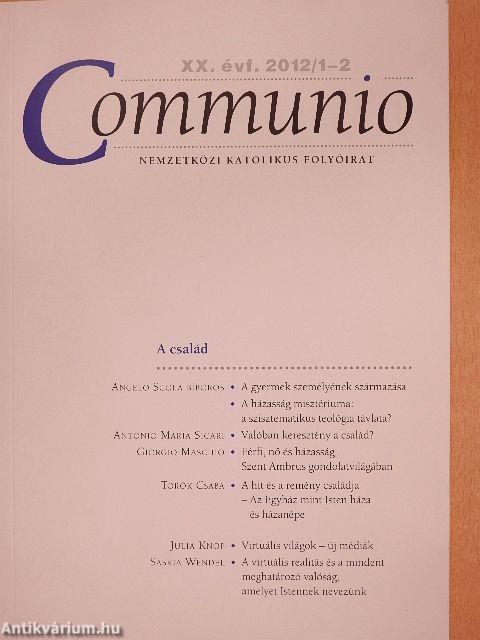 Communio 2012/1-2.