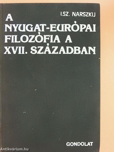 A nyugat-európai filozófia a XVII. században