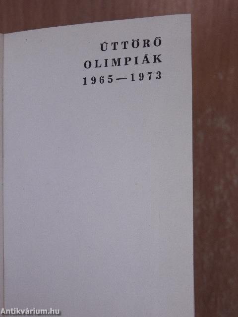 Úttörő Olimpiák 1965-1973