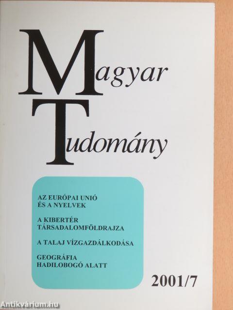 Magyar Tudomány 2001. július