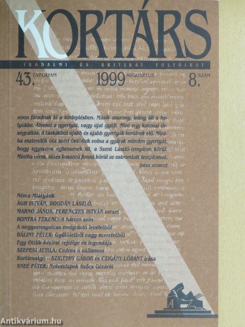 Kortárs 1999. augusztus