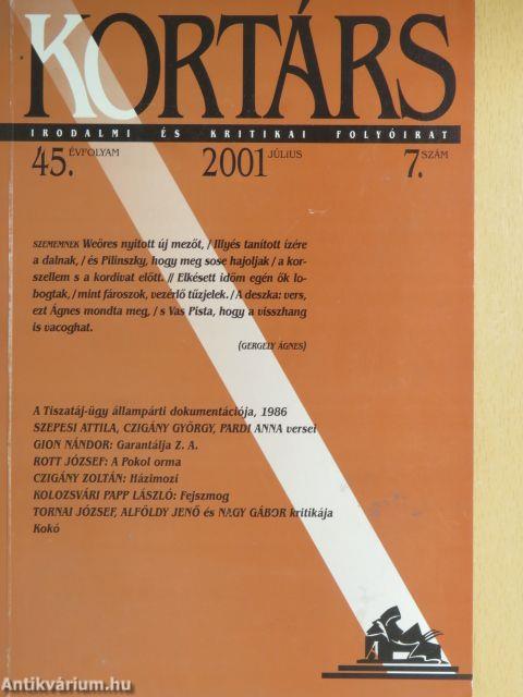 Kortárs 2001. július