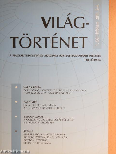 Világtörténet 2011/3-4.