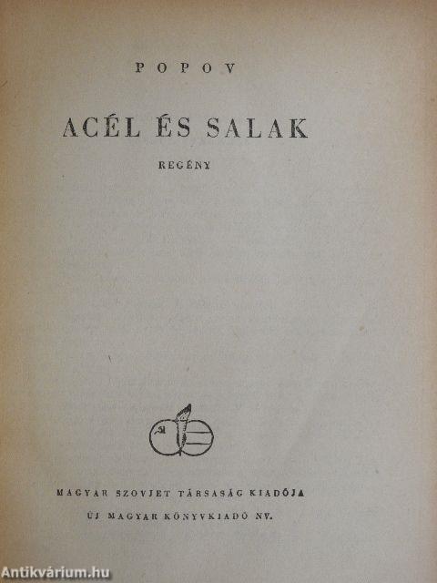 Acél és salak